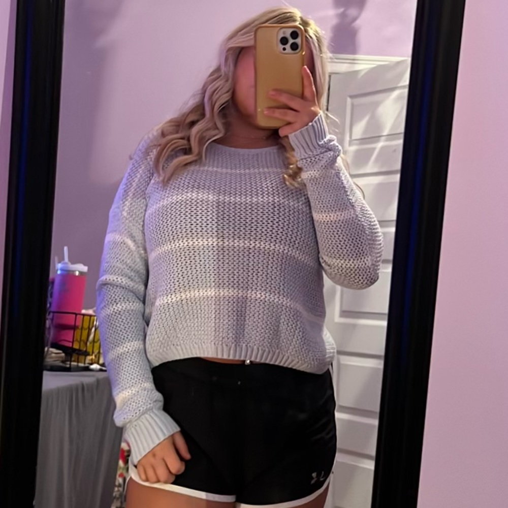 Hollister reversible sweater!!